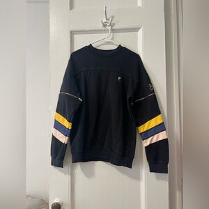 P.E. nation zip sleeve sweatshirt